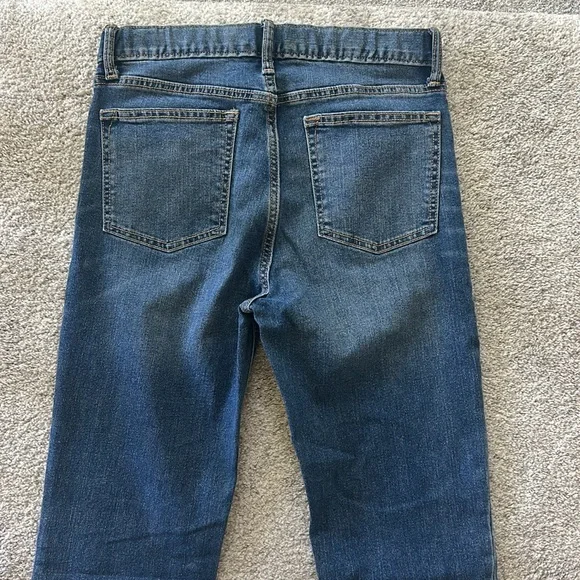 Old Navy Boys Skinny/Straight Fit Jeans in Deep Blue - Picture 7 of 8